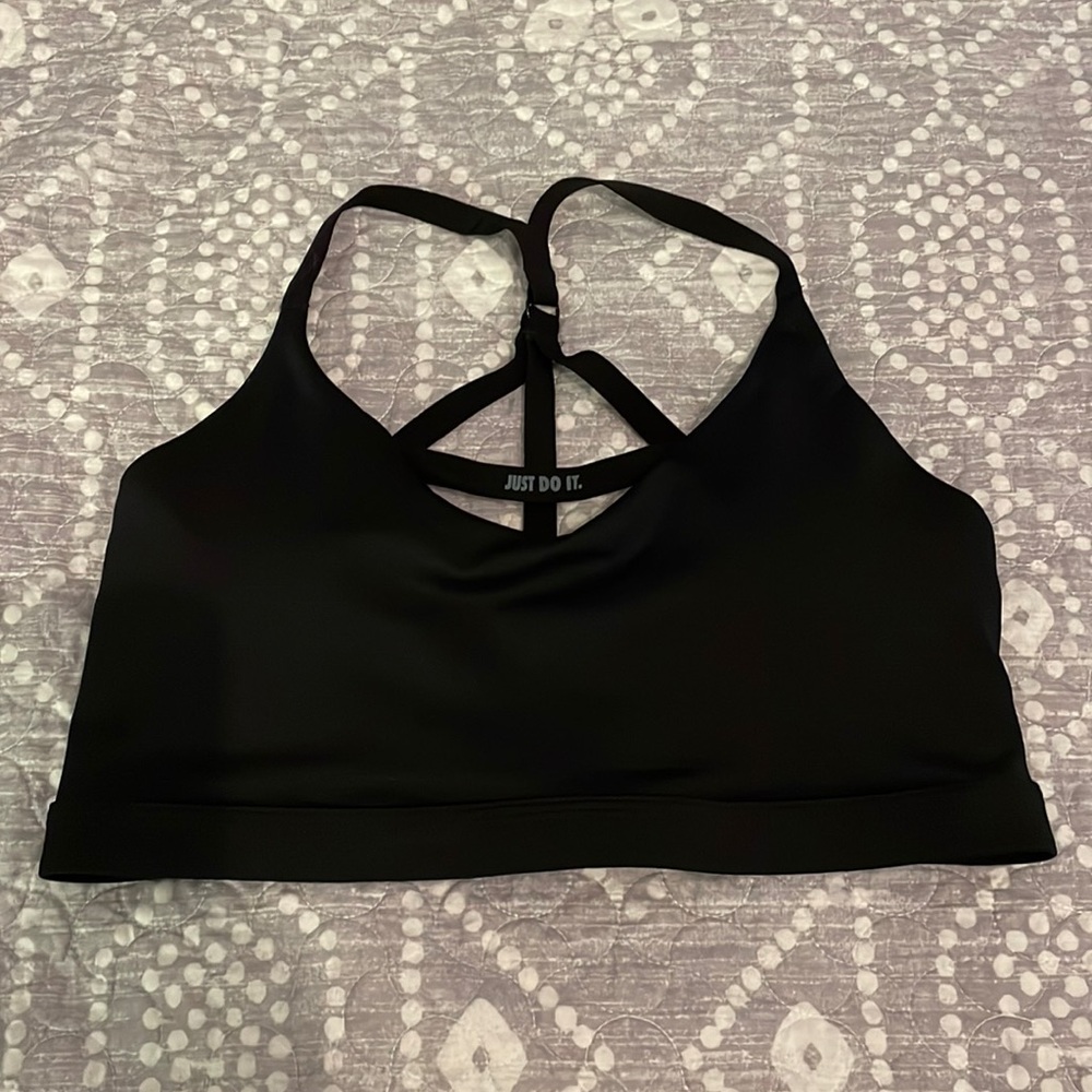 Nike Black Strappy Sports Bra